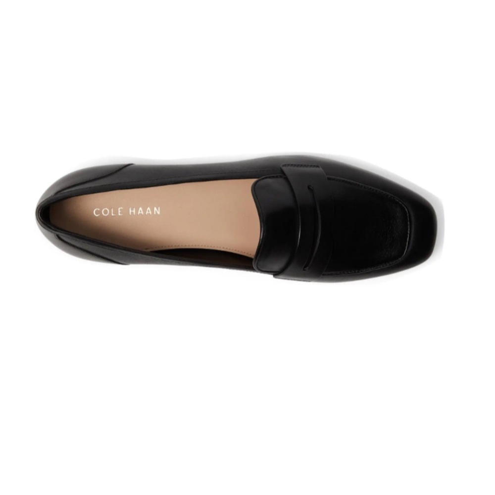 Cole Haan Soft Tarese Black Leather Loafers Sz 9